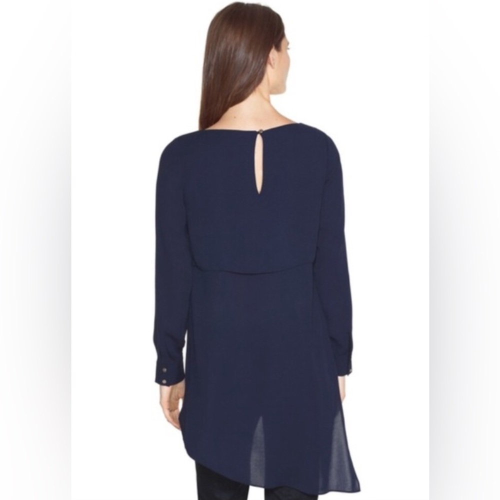WHBM - Asymmetric Layered Tunic Blouse - Picture 6 of 15